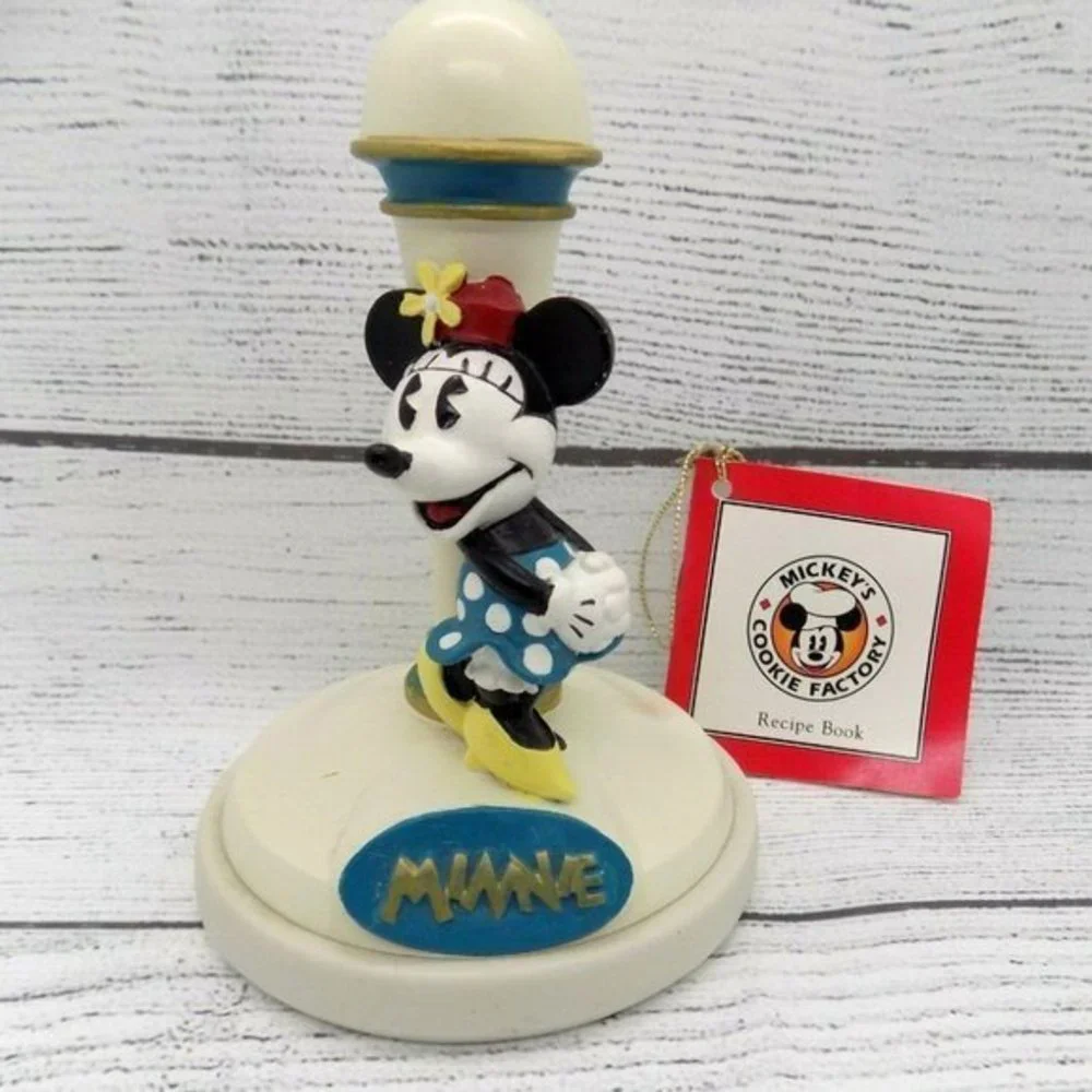Disney Minnie Mouse Cookie Factory Ceramic Cookie Stamp‎ Mold